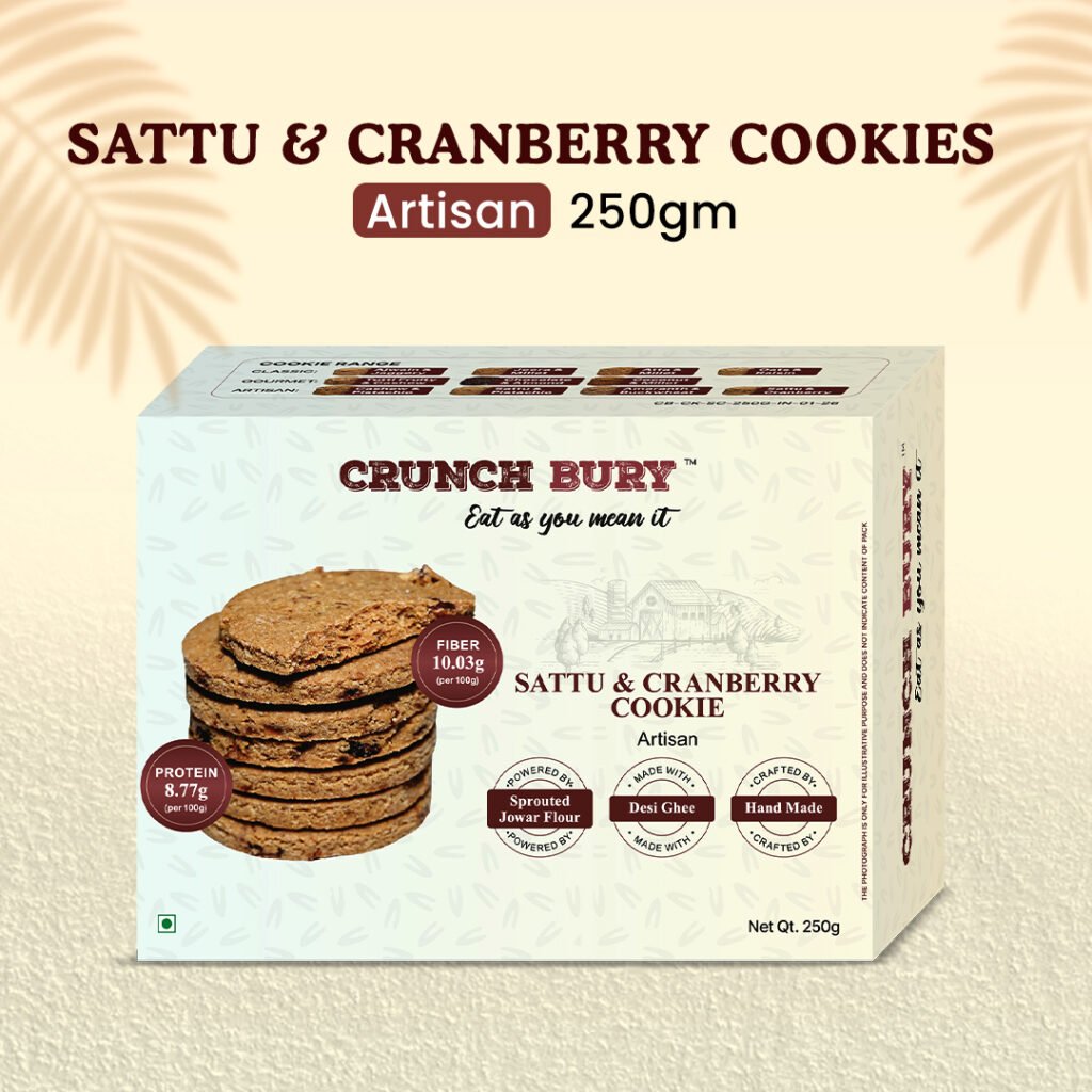 Sattu and Cranberry Cookies - 250gm