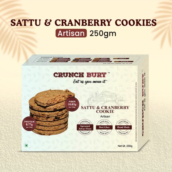 Sattu and Cranberry Cookies - 250gm