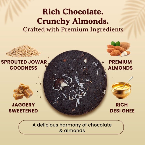 Chocolate and Almond Cookies - 250gm