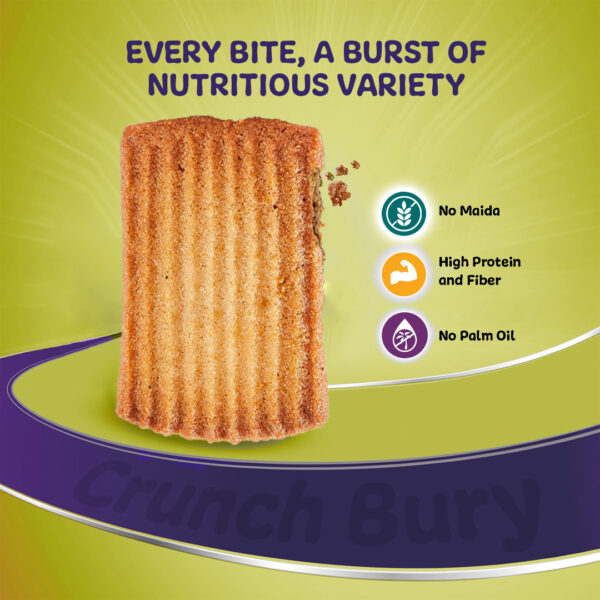 Cardamom Twist - Wholesome Atta & Millet Cookies |High Protein, Diet Snack - 100% Veg | No Palm Oil | No Refined Sugar