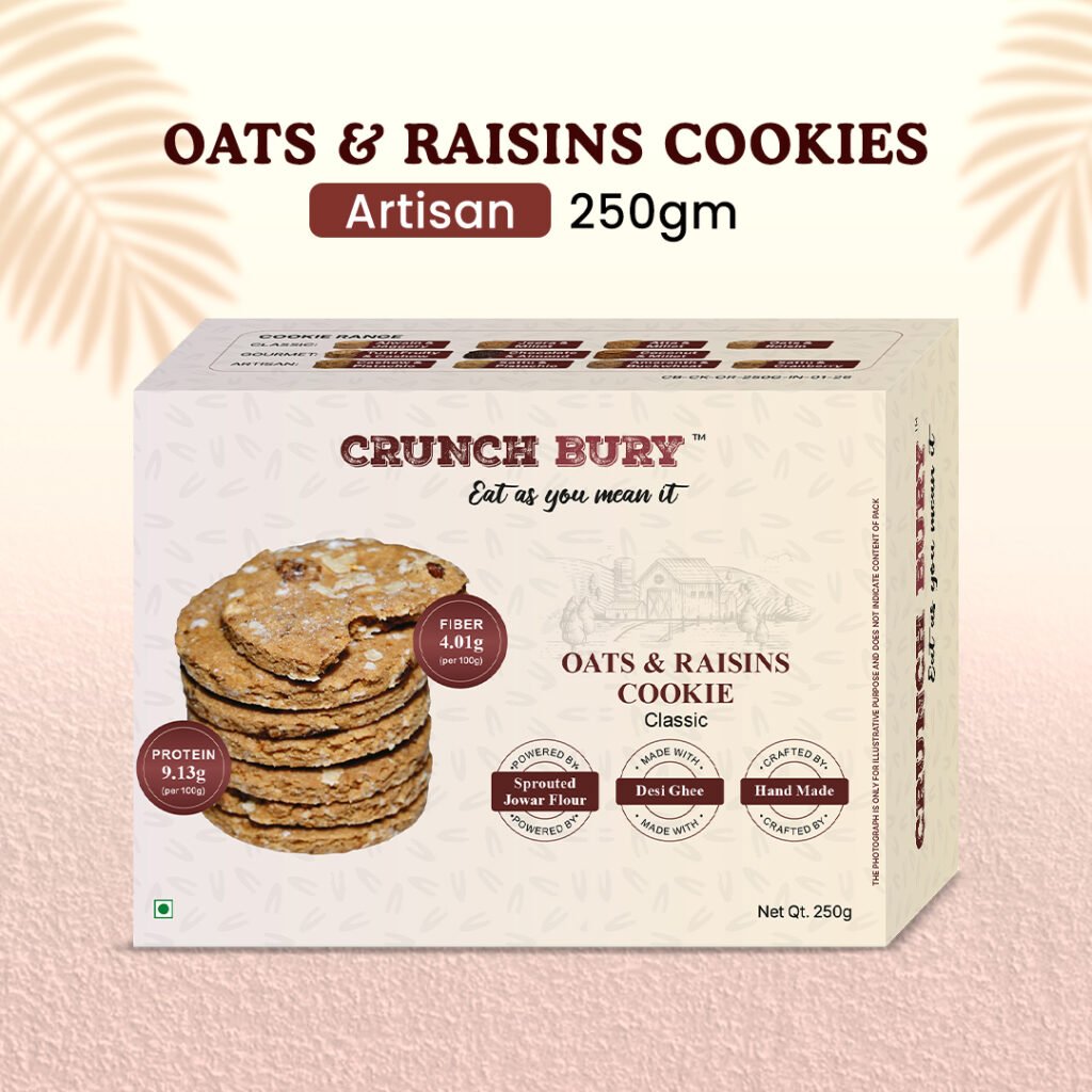 Oats and Raisin Cookies - 250gm