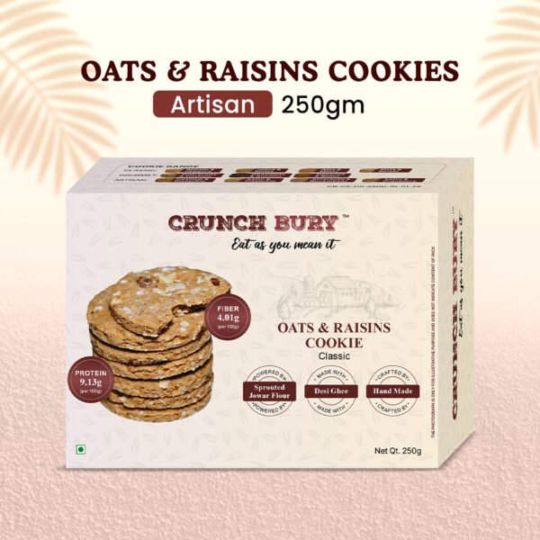 Oats and Raisin Cookies - 250gm