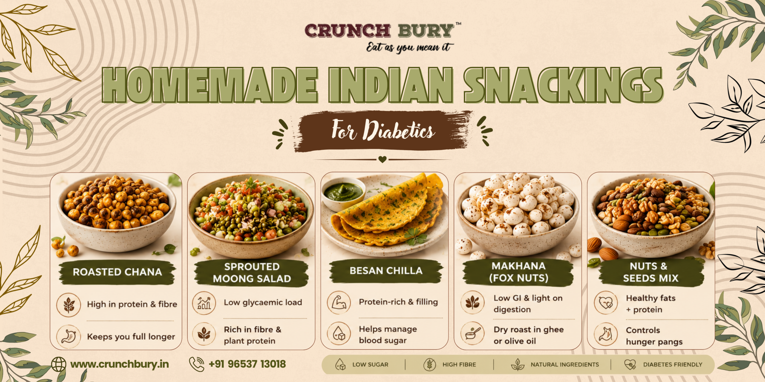 5 Healthy and Affordable Low-Sugar Snacks for People with Diabetes